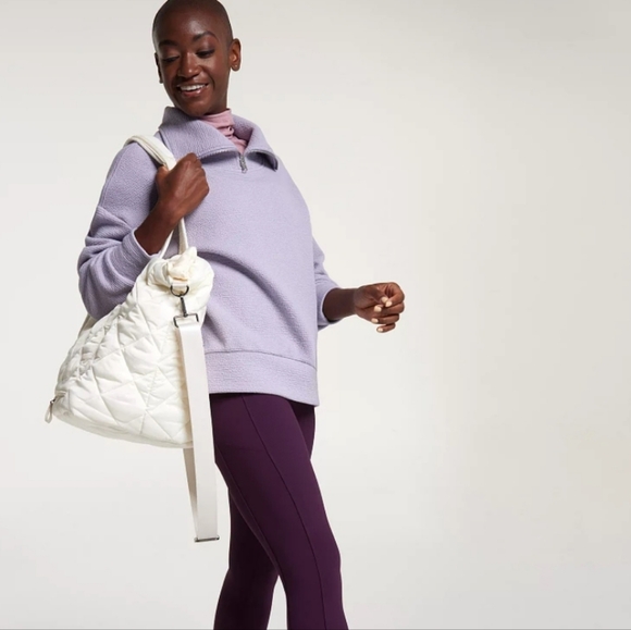 Calia by Carrie Underwood Elevate 1/4 Zip Pullover in Metal Lilly New Wi… - Picture 6 of 12